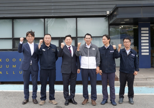 이완섭 서산시장, 비행기 부품·자동차 변속기 전문 기업 방문