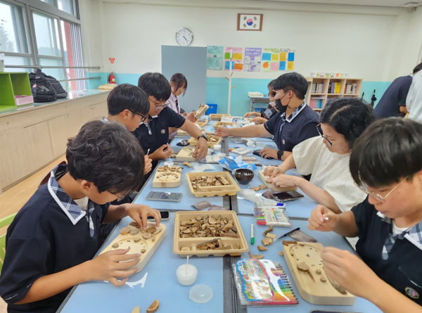 대산중학교, 사제동행 목공예 제작 체험