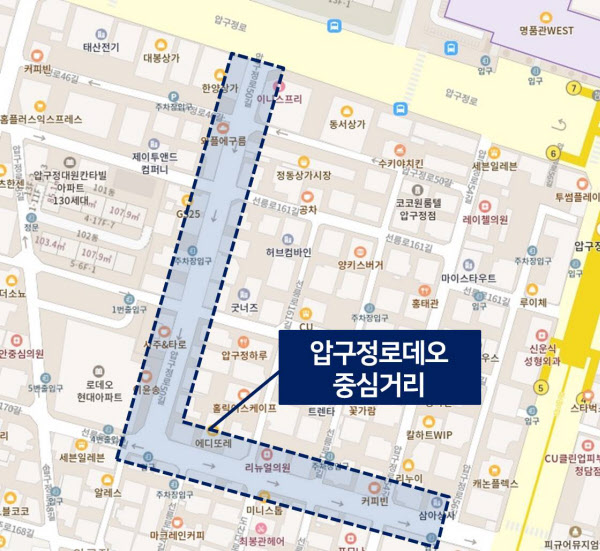 동네 주민도 안 와요 추락할 대로 추락한 압구정로데오