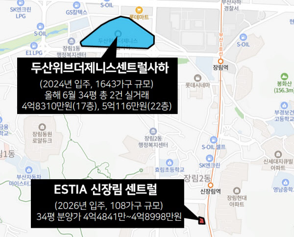 장림 아파트 배치도