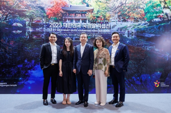 삼다원, 주베트남 대한민국 대사관 국경일 리셉션에 장만순산삼가 제품 전시