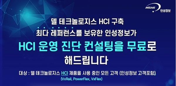 인성정보, HCI 운영 진단 컨설팅 프로모션