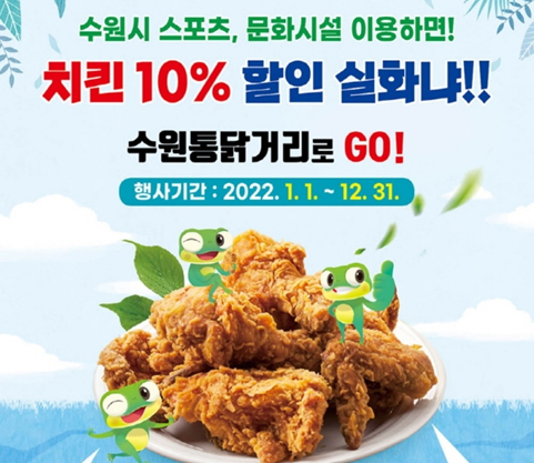 수원시 스포츠 문화시설 이용자 할인, 수원통닭거리 용성통닭
