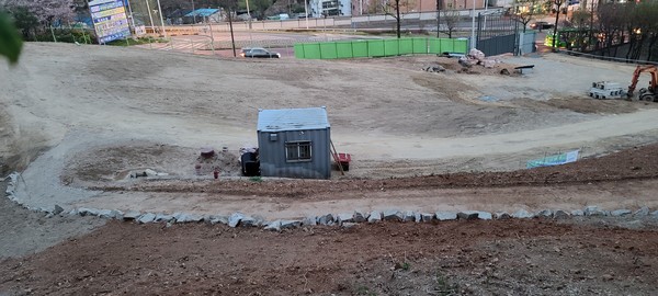 50년만에 준공된 간석3동 새말소공원