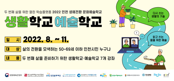인천문화재단, 신중년을 위한 문화예술학교 개설