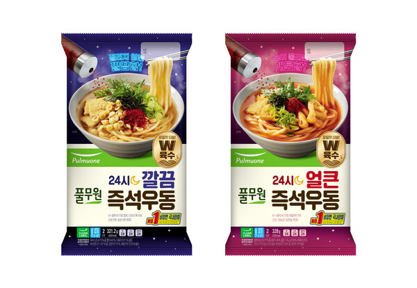 풀무원, 포장마차 스타일 한식우동 24시 즉석우동 출시