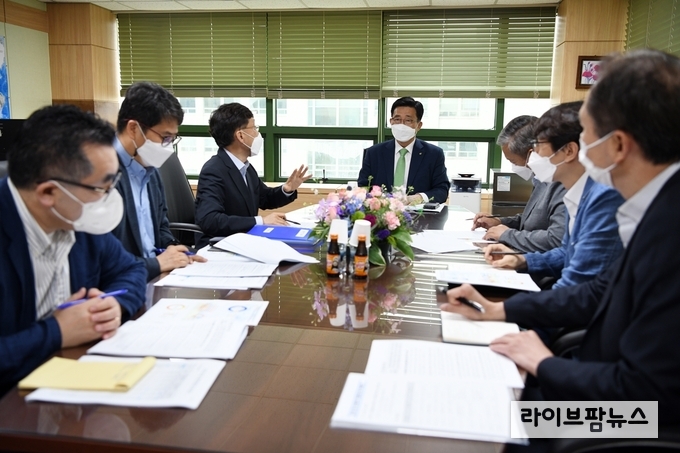 aT 김춘진 사장, 대전·세종·충남지역 현장 순시