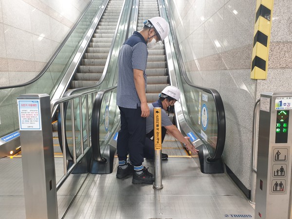 한국승강기안전공단, 한국철도공사와 추석 맞이 철도역사 승강기 특별점검 실시...
