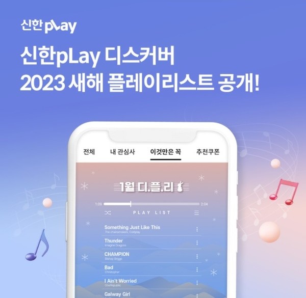 오퀴즈, 16일 오후 7시 신한pLay 디스커버 플레이리스트 관련 문제의 정답은?