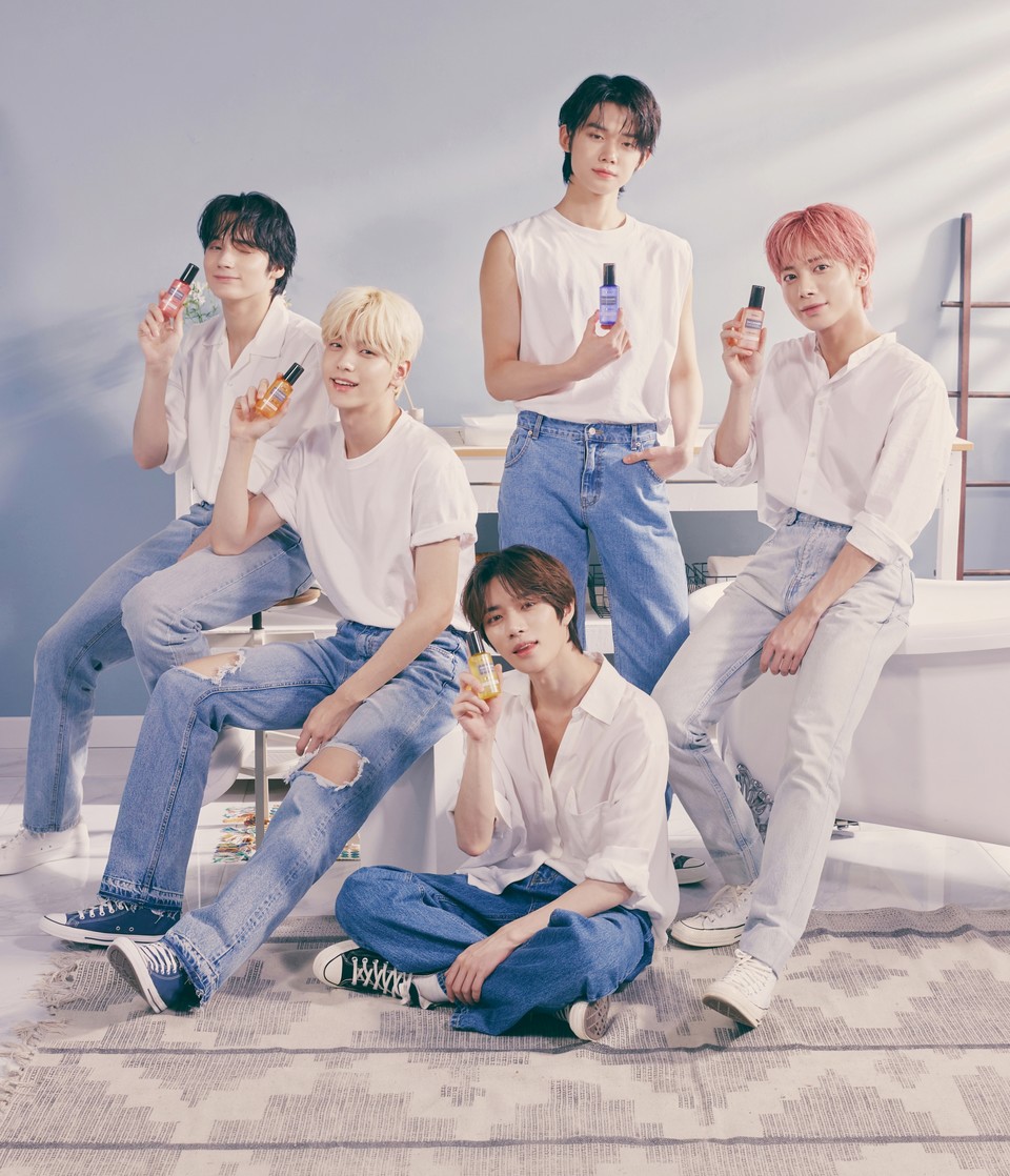 쿤달, 투모로우바이투게더(TOMORROW X TOGETHER) 콘셉트 화보와 5가지 시그니처 퍼퓸 헤어세럼 한정판 론칭