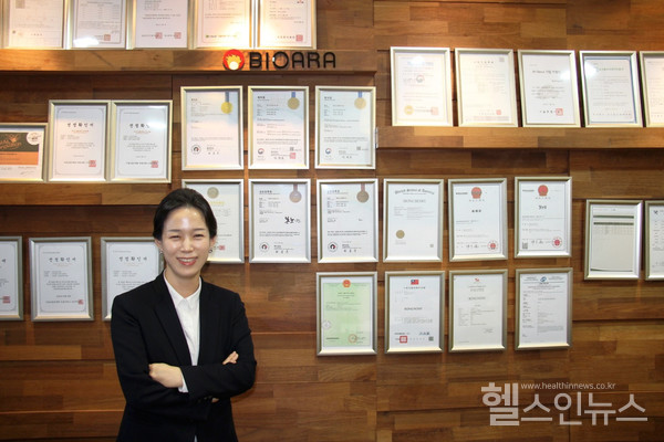 바이오아라 김효정 대표, 중소벤처기업부 장관상 수상