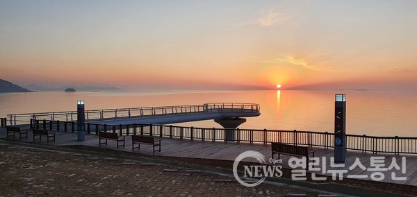 김준성 영광군수, 노을광장 조성사업 현장 점검