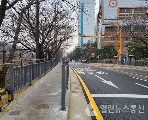 안양시, 안일교~안일초교 보도정비 깔끔하고 안전하게