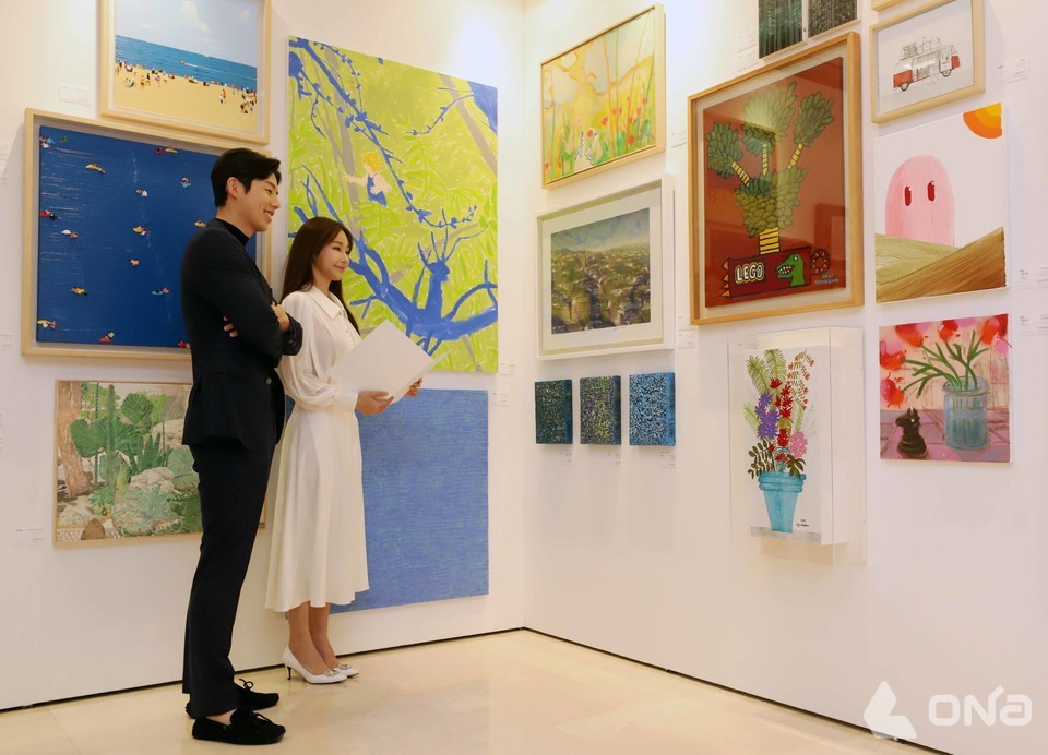 [포토] 신세계백화점, 도심 속 갤러리 변신...블라썸 아트페어 진행