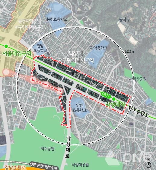 관악구, 낙성대 지구단위계획 재정비 고시 규제 풀고 인센티브 비율 확대