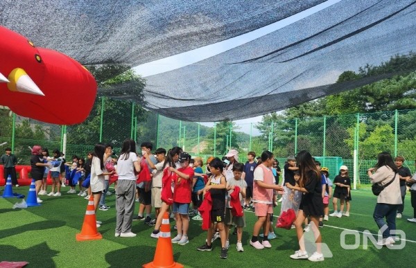남양주 다함께복지공동체 사회적협동조합, GOAL 때리는 마을 아이들 제공