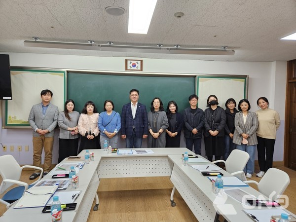 경기도의회 정하용 의원, 용인시 나산초등학교 어린이보호구역 정비 간담회 가져