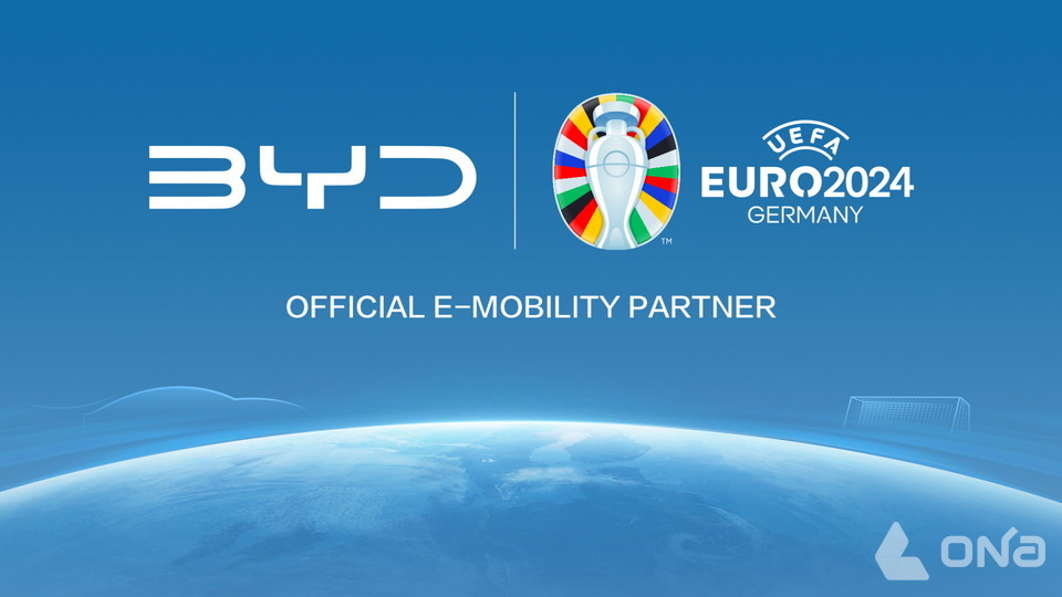 BYD, 유럽축구선수권대회 유로(EURO) 2024의 공식 파트너로 참여