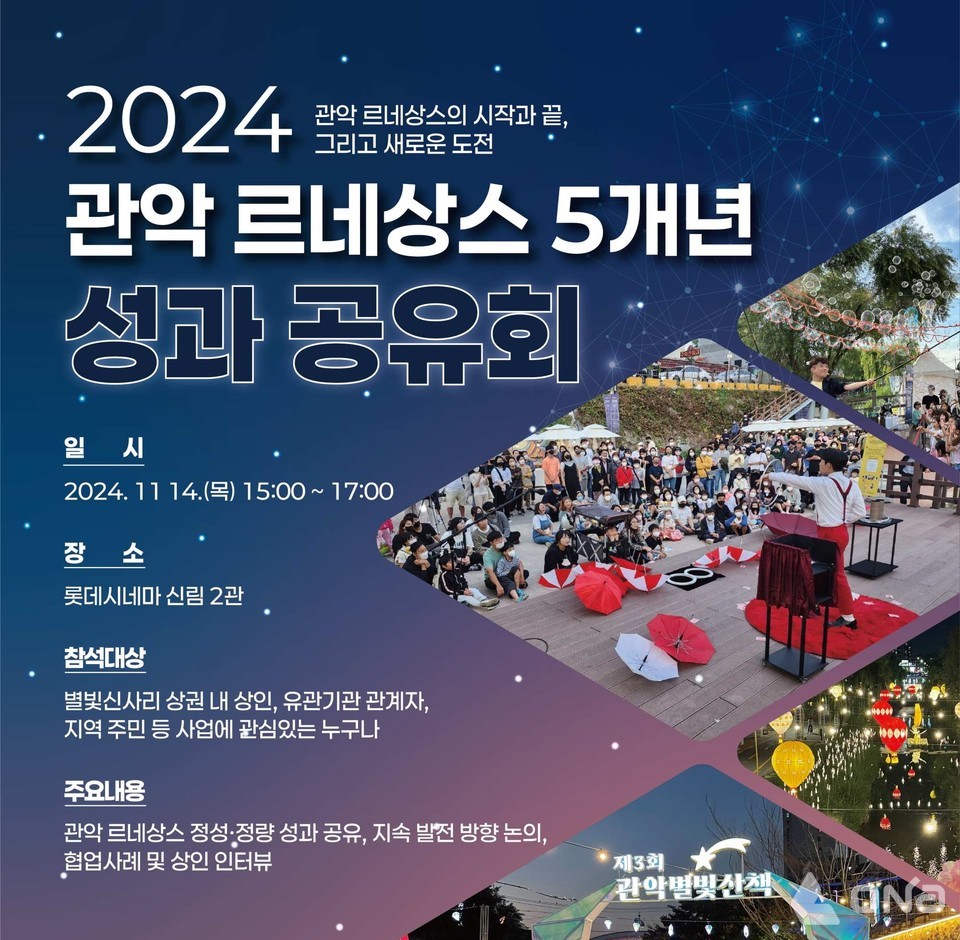 관악구, 별빛신사리에 훈풍 불어넣은 상권 르네상스의 5년 돌아본다!