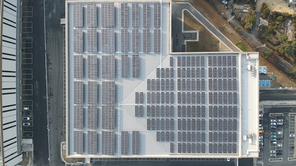 SK네트웍스서비스, 이천물류센터 지붕에 1MW 태양광 발전설비 구축