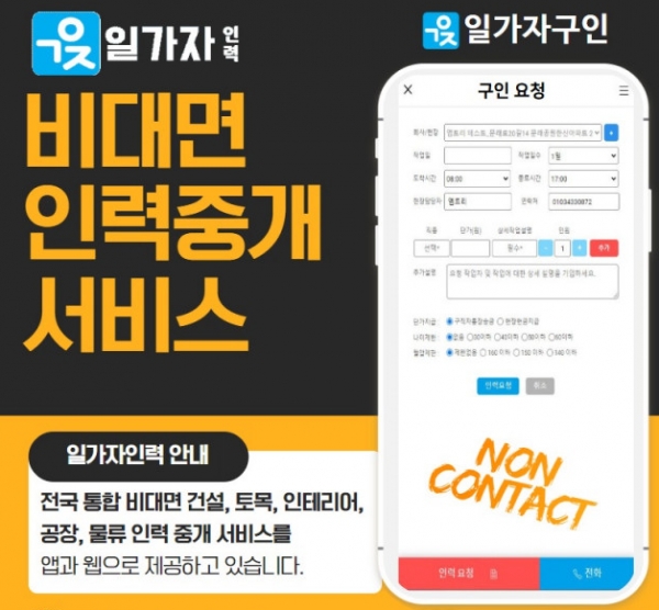 잡앤파트너, 비대면 현장 인력 중개 서비스 일가자 투자 유치