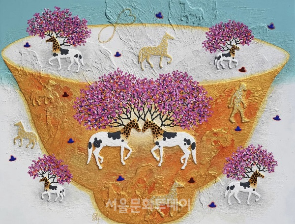 임근우 개인전 《봄날의 유토피아》, 따뜻한 봄과 함께 찾아온 이상향