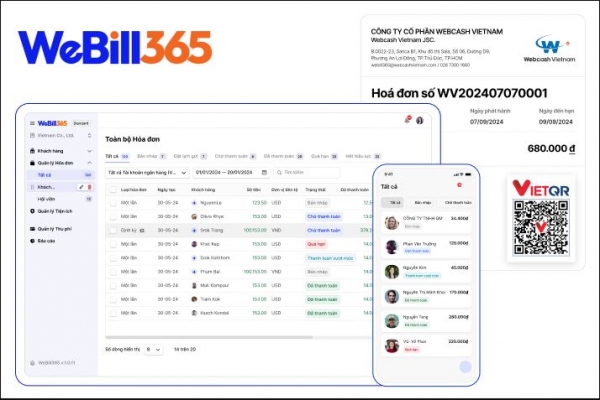 웹케시글로벌, 베트남에  위빌365 출시…청구•수납 특화 빌링솔루션