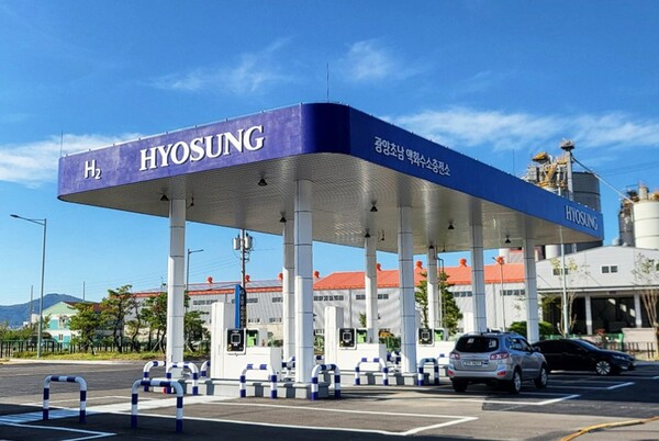 효성하이드로젠, 전남 광양에 첫 액화수소충전소 준공