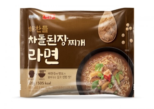 장류와 라면 장인이 만났다...CJ제일제당 해찬들, 팔도 협업상품 차돌된장찌개라면 인기몰이