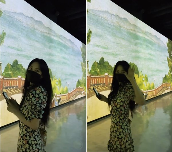 한예슬 빛 속으로..♥남친과 행복 여행 중 전한 마음