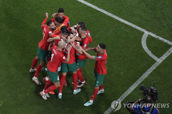 2022 카타르 월드컵 모로코 포르투갈 제압, 아프리카 대륙 최초로 4강 진출