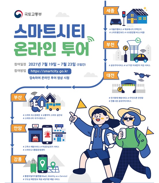 첨단 기술 어디에 적용됐나···스마트시티 온라인 체험