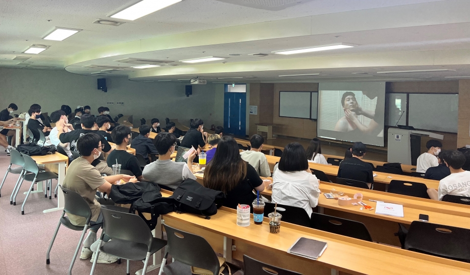 경동대 학생들, 스포츠안전관리사(2급) 자격 취득