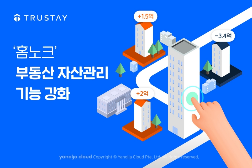 트러스테이, 홈노크 부동산 자산관리 기능 강화