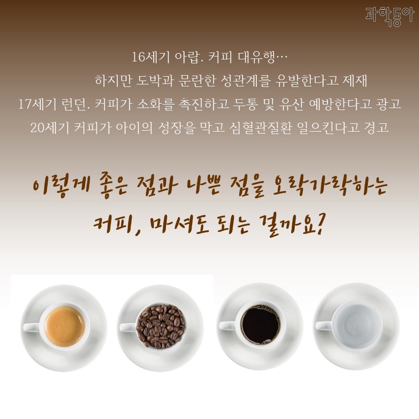 [카드뉴스] 커피, 내 몸에 좋을까? Yes or No?