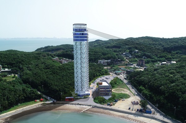썸라인영흥, 수도권 최장 짚라인 조성 첫삽