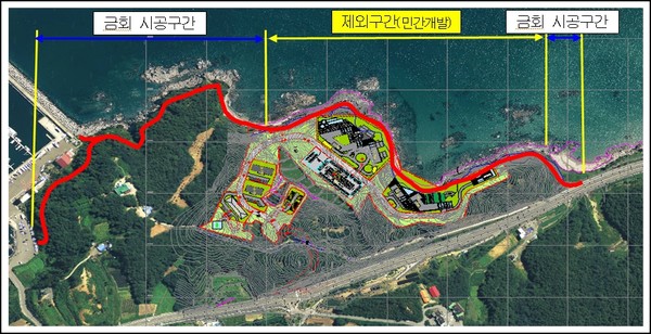 양양군, 수산~동호간 해안 생태탐방로 조성 추진