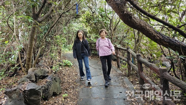 [시민기자가 간다] 한국신장장애인제주협회 서귀포시지부, 비타민 건강걷기・문화체험