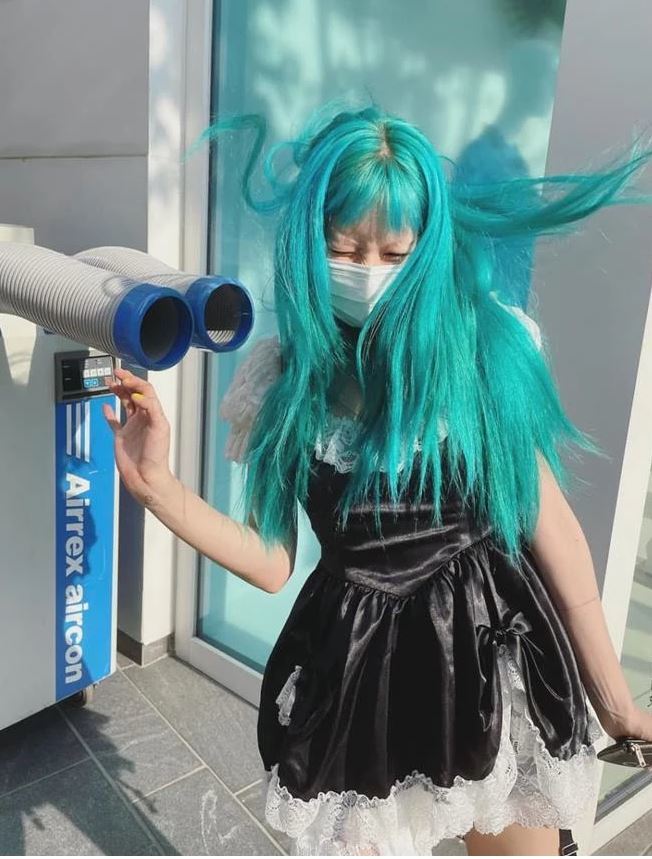 현아, 금발→핑크→파랑....미쳤다! 파격 헤어스타일