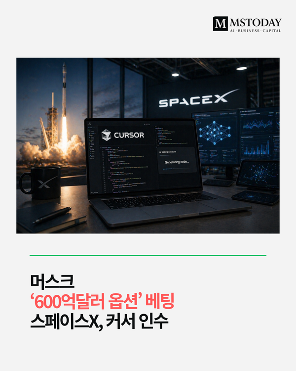 머스크, '600억달러 옵션' 베팅…스페이스X, 커서 인수