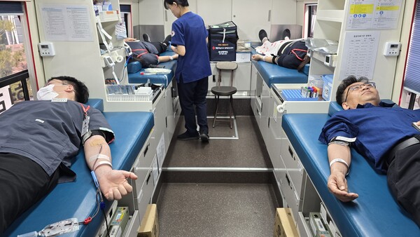 한국건강관리협회 부산서부검진센터, 사랑의 헌혈 캠페인 참여