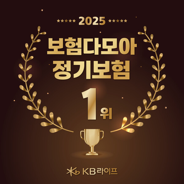 KB라이프, KB 착한정기보험II 보험다모아 최저가 정기보험 1위
