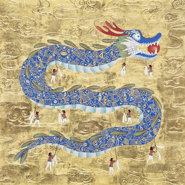 청룡과 함께하는 새해,  진채연구소 2024년 세화전《갑진(甲辰), 진채!》 展