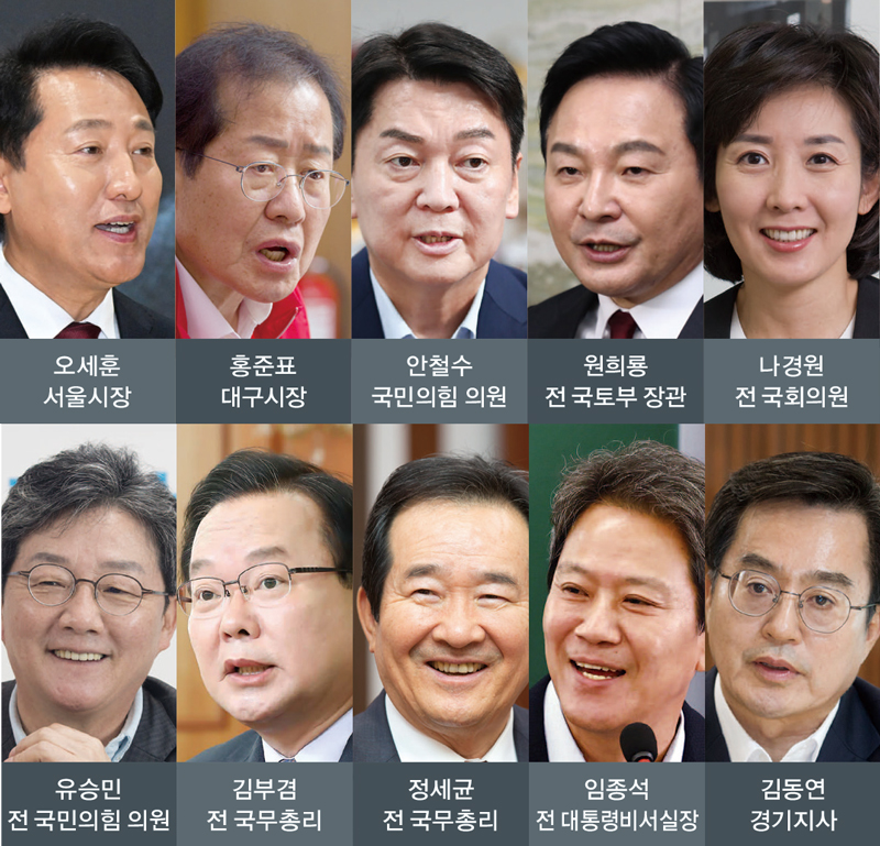 [4·10 총선 '7대 변수'] 한동훈의 지지율과 이재명의 정권심판론 '격돌'