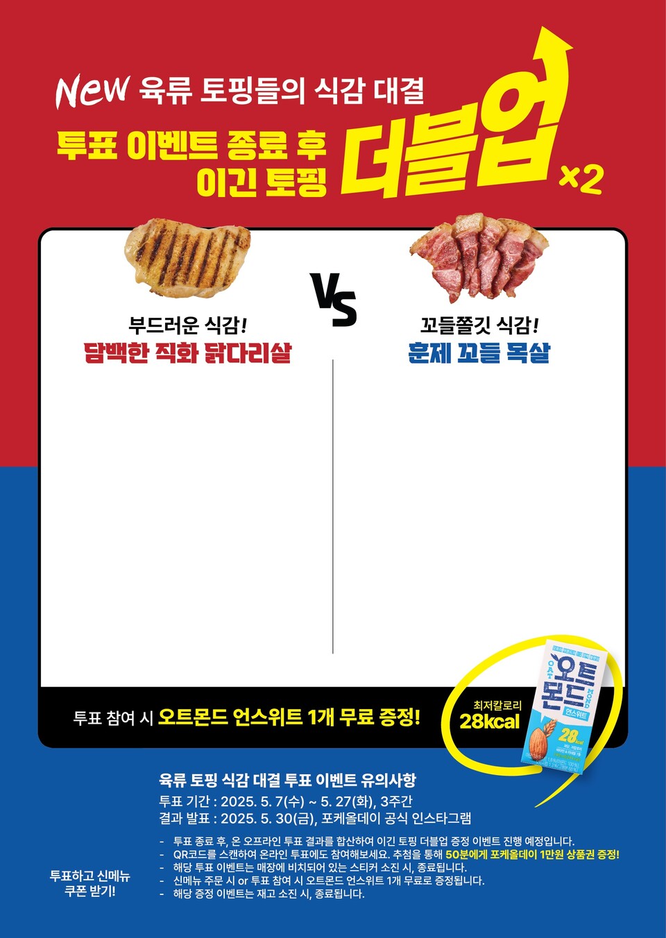 프랜차이즈 포케올데이, 신메뉴 출시 기념 온오프라인 투표 이벤트 진행