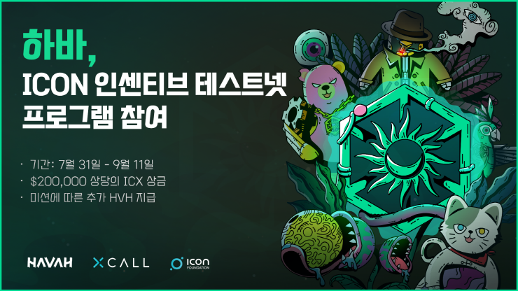 인터체인 플랫폼 하바, xCall 인센티브 테스트넷 프로그램 참여