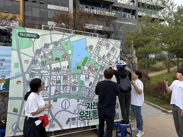 단지 자전거를 탔을 뿐인데...동네가 보이며 즐겁고 행복해지네요
