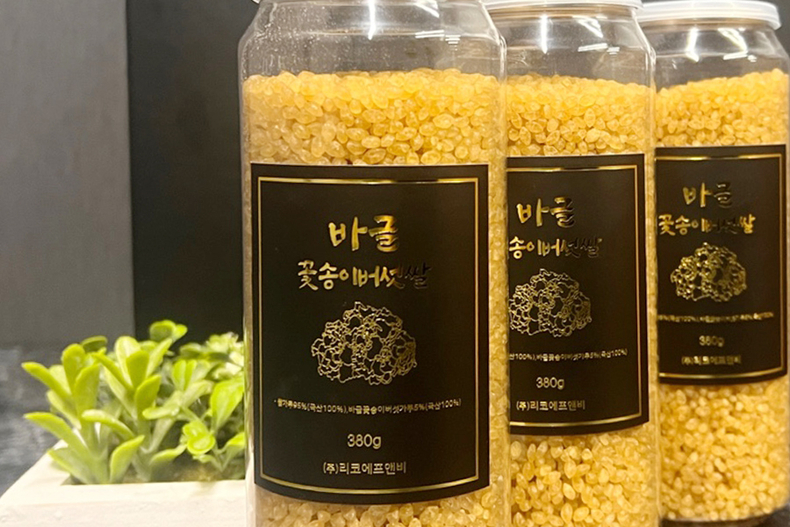 리코에프앤비, 꽃송이버섯쌀 바글 전국 유통
