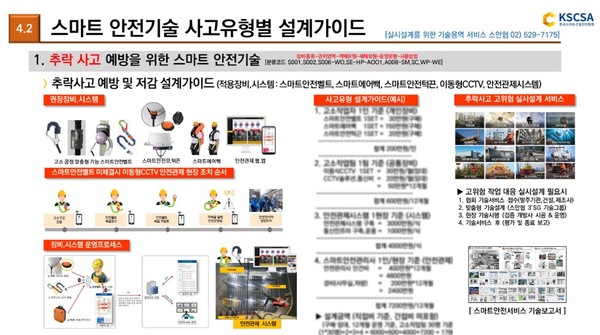 건설사고 유형별 스마트 안전기술 맞춤 적용 설계가이드 공개