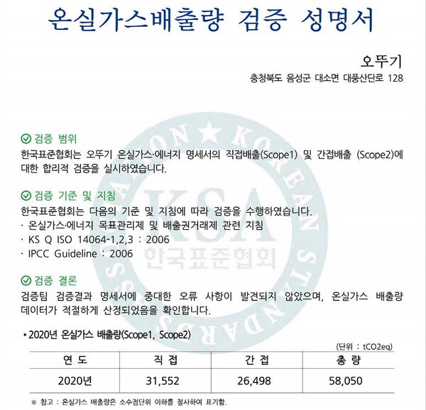 [ESG 기업] 3조 클럽 오뚜기의  환경경영 실천 의지는?